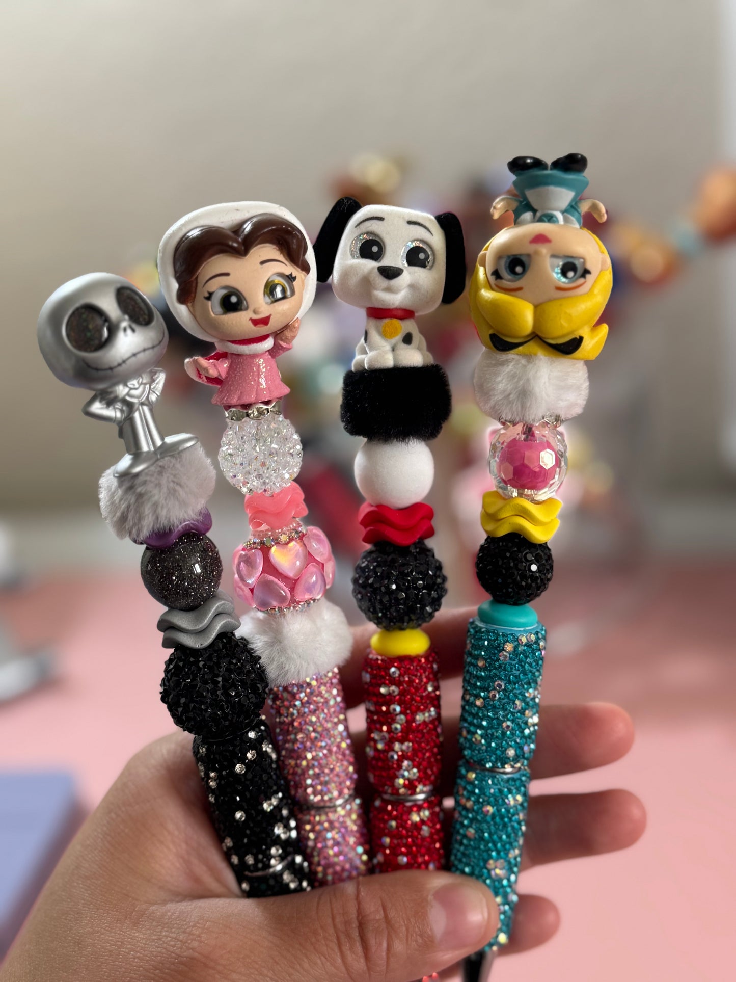 Doorable Pen with Full Rhinestone