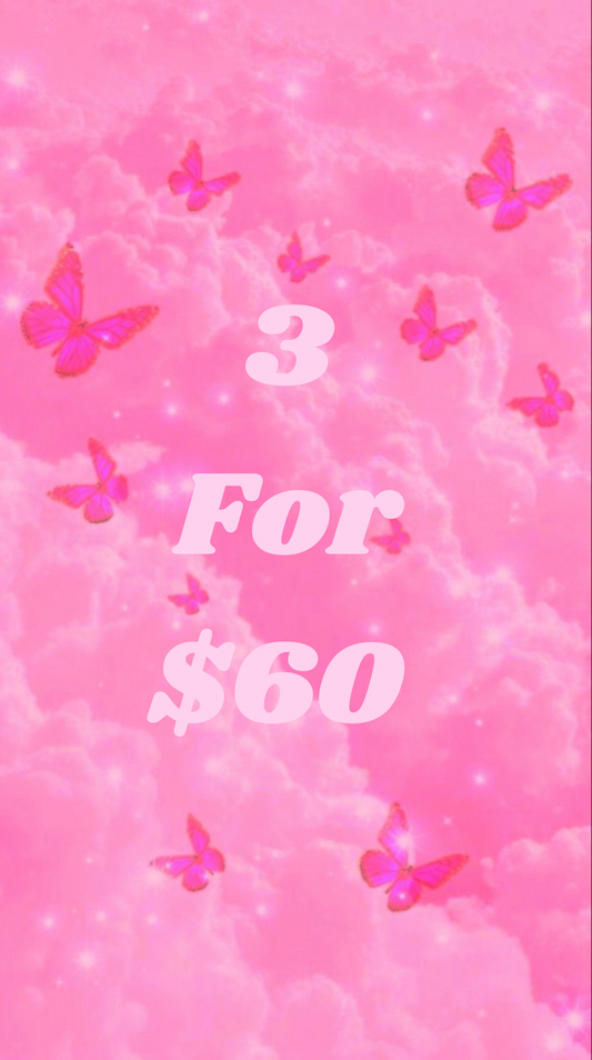 3 FOR $60